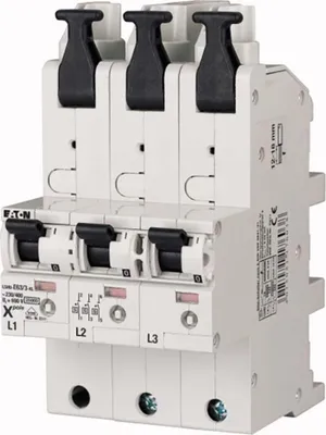 Zdjęcie produktu dla Eaton LSHU-E40/3-KL, Miniaturowy wyłącznik, Typu E, IP40