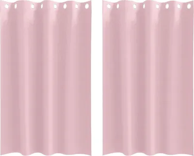 Obrázok produktu pre vidaXL Zatemňujúce závesy s krúžkami 2 ks baby pink 175 x 140 cm