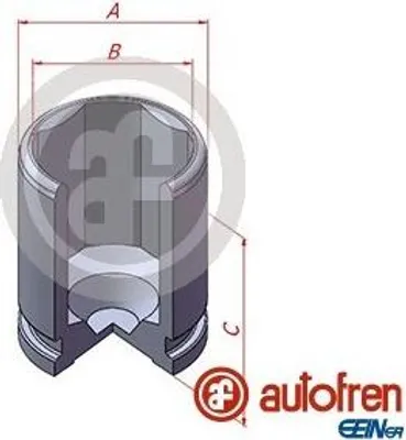 Produktbild von AUTOFREN SEINSA Bremssattel-Kolben passend für MERCEDES-BENZ A-Klasse (W177) 38mm Stahl
