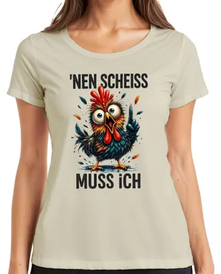 Immagine prodotto di T-shirt da donna con scritta "Niente di speciale", design con gallo, stile divertente, ironico e sarcastico, taglia XL