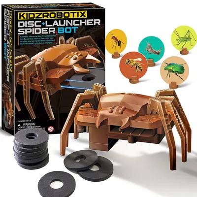 Zdjęcie produktu dla 4M Disc Launcher SpiderBot, Zestaw inżynierski, Inżynieria, 8 lat(a)