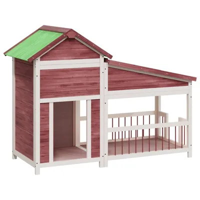 Immagine prodotto di vidaXL Cuccia per cani Mocha 143x60,5x109 cm in legno di pino massiccio