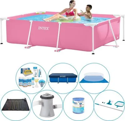 Productafbeelding van Zwembad - 220 x 150 x 60 cm - Roze
