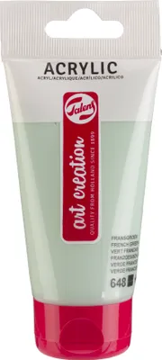 Productafbeelding van TALENS Art Creation - Acrylverf TAC 648 Fransgroen, tube van 75 ml | Tube A, 75 milliliter