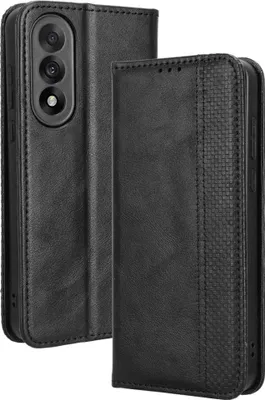 Produktbild von OnePlus Nord 5 Hülle - Coverup Vintage Style Klapphülle - Schwarz