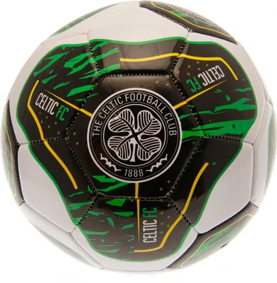 Produktbild von Celtic FC - Tréninkový fotbalový míč 'Tracer' TA10990 (jedna velikost) (bílá/černá/zelená)
