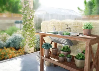 Obrázek produktu pro VBChome Umyvadlo s otvorem 55 x 50 x 22 cm Umyvadlo z nerezové oceli Saténová struktura Umyvadlo Odtoková souprava Umyvadlo pro komerční umývárny Zahrada Praktické a snadno instalovatelné