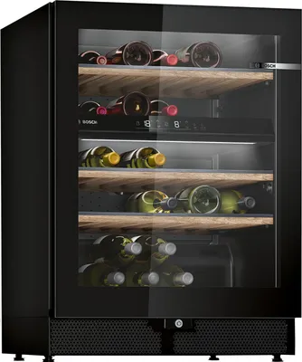 Immagine prodotto di Cantinetta doppia zona da 44 bottiglie nera Bosch KWK16ABGB