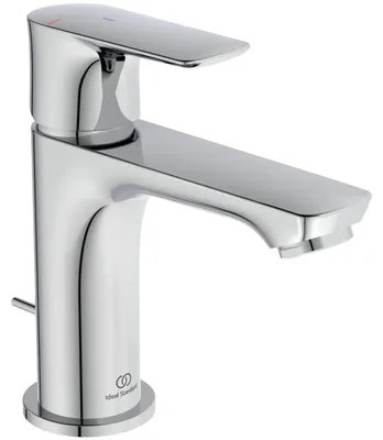 Productafbeelding van Ideal Standard wastafelmengkraan Connect Air BlueStart Slim, uitloop 107mm, artikelnummer A7008AA, chroom