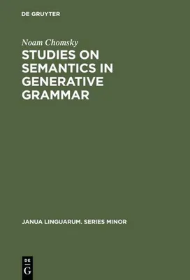 Produktbild von Studies on Semantics in Generative Grammar