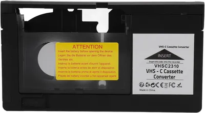 Zdjęcie produktu dla Adapter do kaset VHS C - Prosta obsługa - Kompatybilny z VHS C - Przywołuje wspomnienia - Wygodny w użyciu - Idealny do kamer...