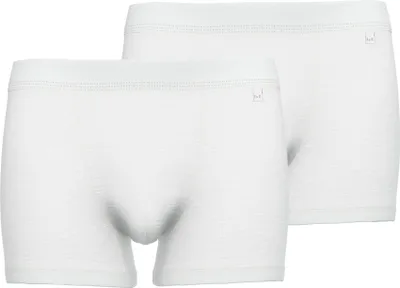 Produktbild von GÖTZBURG Herren Boxershorts, 2er Pack - X-lastic, Unterwäsche, Unterhosen, Logo, einfarbig Weiß M