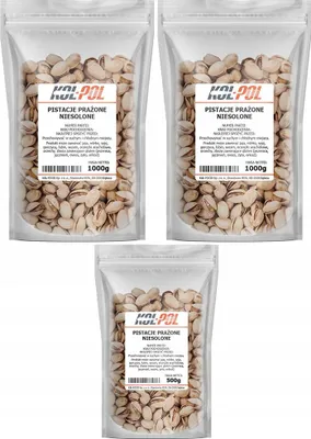 Zdjęcie produktu dla PISTACJE PRAŻONE NIESOLONE 2,5kg Naturalne bez soli wysoka jakość Kol-Pol