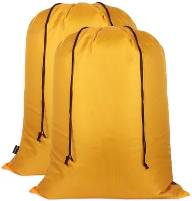Productafbeelding van Grote, scheurbestendige waszakken voor reizen, 92x120 cm, set van 2, draagbaar