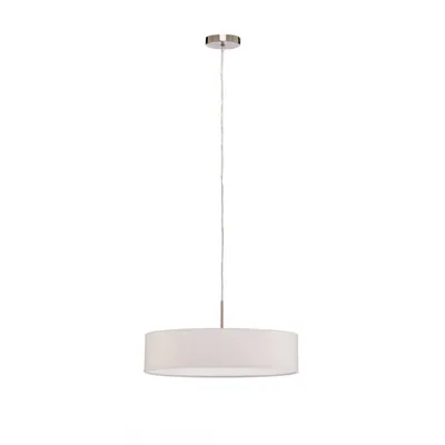 Produktbild von Lindby Hängeleuchte Sebatin, Ø 50 cm, creme Stoff, E27