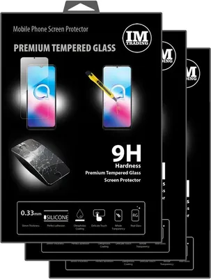Immagine prodotto di protezione dello schermo in vetro blindato 3X Protezione dello schermo in vetro temperato 9H Alcatel 3X ( 2020 )