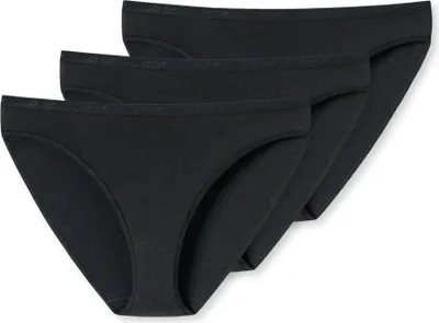 Produktbild von Schiesser Damen 3 er Pack Tai Gr. M  schwarz