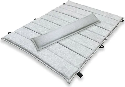 Produktbild von Polsterauflage Wave + Kissen Dream hellgrau