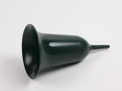 Produktbild von 2x Grabvase Kunststoff grün Erdspieß Grabschmuck Trauer H25cm