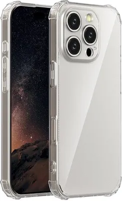 Immagine prodotto di Custodia antiurto blindata per la protezione dei bordi compatibile con iPhone 16 trasparente