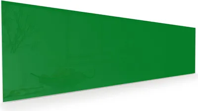 Produktbild von Glasbild 120x40cm in XXL für Wohnzimmer, Schlafzimmer Motiv Grüner Hintergrund II