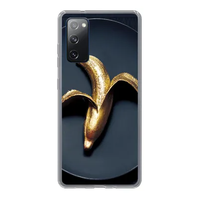 Produktbild von MuchoWow® Handyhülle Schutzhülle Hülle für Samsung Galaxy S20 FE Goldene Banane auf dunklem Hintergrund Silikon Softcase Handy Hülle - Abdeckung