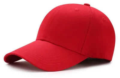 Immagine prodotto di Cappello da baseball unisex, in cotone, rosso, regolabile