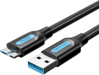 Produktbild von Vention COPBF, 1 m, USB A, Micro-USB B, USB 2.0, Schwarz
