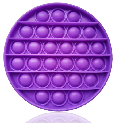 Produktbild von Fidget Toy Push Pop Bubble - Anti Stress Spielzeug - Kreis Lila