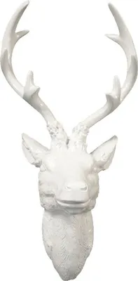 Produktbild von LEX Hirschgeweih 30x18x40cm mittel shiny white MC8036