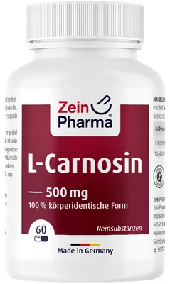 Zdjęcie produktu dla ZeinPharma L-Carnosine 500 mg kapsułki, 60 kapsułek