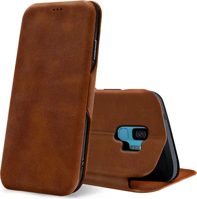 Zdjęcie produktu dla Etui z klapką do Samsung Galaxy S9 Etui Book Cover na telefon komórkowy z miejscem na kartę Etui ochronne Premium