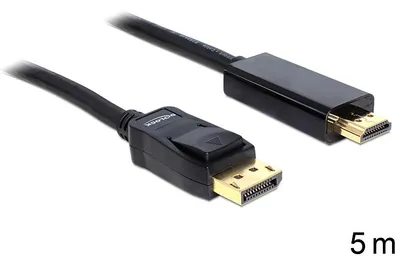 Produktbild von Delock - Adapterkabel - DisplayPort männlich zu HDMI männlich - 5 m