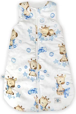 Produktbild von BlueKitty Schlafsack aus Baumwolle / Pucksack, Schlafsack für Kleinkind, Strampelsack - Sommer/Winter - Neugeborene