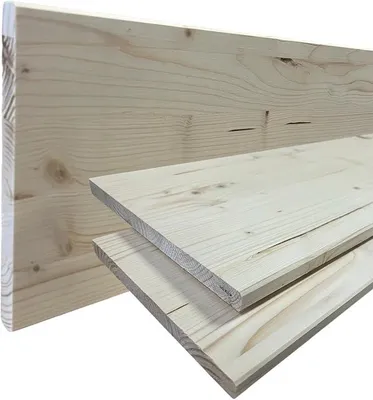 Produktbild von Leimholzplatte Massivholzplatte Fichte A/B Brett - 18mm, 30 cm, 120 cm
