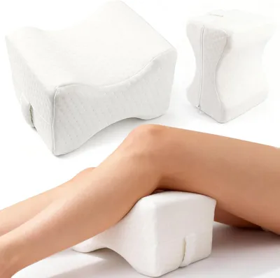 Produktbild von Bein-Kissen aus Memory Foam, ergonomisch, 1 Stück, für Seitenschläfer