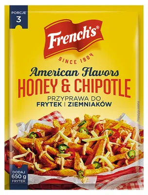 Zdjęcie produktu dla Przyprawa do frytek i ziemniaków Honey & Chipotle French's 15g