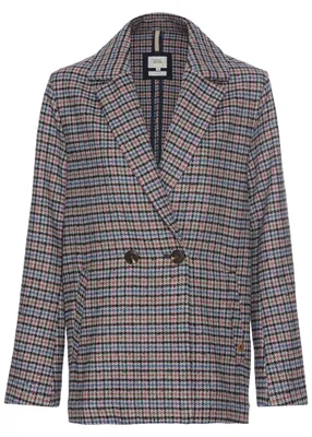 Produktbild von Oversized Blazer mit kariertem Muster