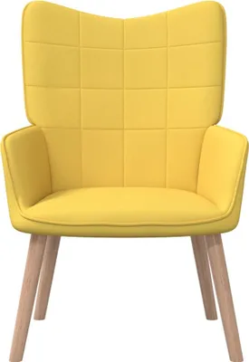 Produktbild von "2026 Aktion"Einzelsessel moderne - CLORIS - Relaxsessel - Polstersessel Senfgelb Stoff - 61,5 x 69 x 95,5 cm - DEMöbel2854435