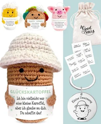 Immagine prodotto di Set regalo portafortuna con peluche e borsetta