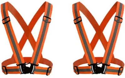 Productafbeelding van Reflecterende loopvest - zwart, blauw, rood, oranje, roze, geel