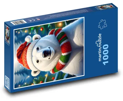 Zdjęcie produktu dla martinpuzzle - Puzzle 1000 elementów - Niedźwiedź polarny