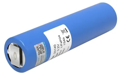 Zdjęcie produktu dla Ogniwa akumulatorowe litowo-żelazowo-fosforanowe LiFePO4 – 33140 3,2 V 15 Ah – 6 sztuk – klasa A – 33 x 140 mm – do instalacji solarnych, kamperów, łodzi, domowych systemów magazynowania energii