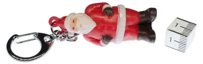 Produktbild von Weihnachtsmann Schlüsselanhänger Miniblings Anhänger Schlüsselring Weihnachten