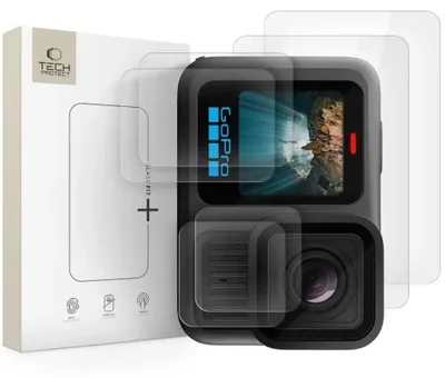 Immagine prodotto di Tech-Protect Glass Fit+ Confezione da 2 pezzi per Gopro Hero 13 - Trasparente