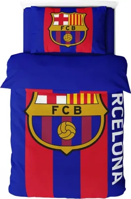 Produktbild von FC Barcelona Bettwäsche Set 135x200 + 50x75 cm Mikrofaser 119122 mehrfarbig