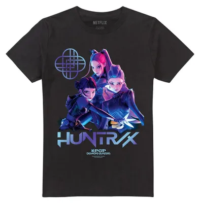 Imagen del producto de Camiseta "Huntrix" para cazadores de demonios de K-Pop, diseño uni, para hombre/mujer, modelo TV42598 (talla S), color