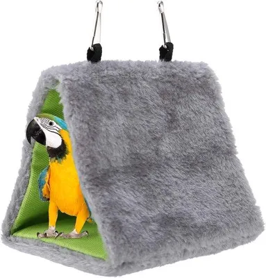 Immagine prodotto di Altalena morbida in peluche per uccelli e piccoli animali