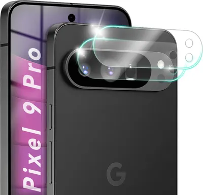 Produktbild von Kamera Schutz Glas für Google Pixel 9 Pro - 2x Tempered Glass, Kratzfest, Staubabweisend, Hüllen kompatibel - Transparent