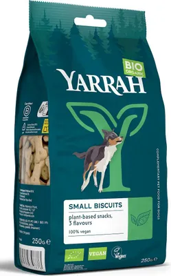 (DLA PSA MAŁEJ RASY) PRZYSMAK - CIASTKA ZBOŻOWE BIO 250 g - YARRAH